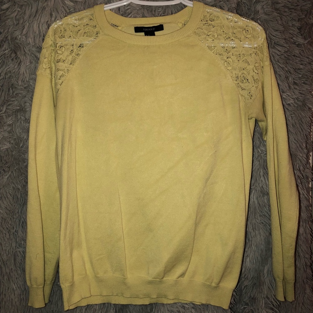 Yellow sweater